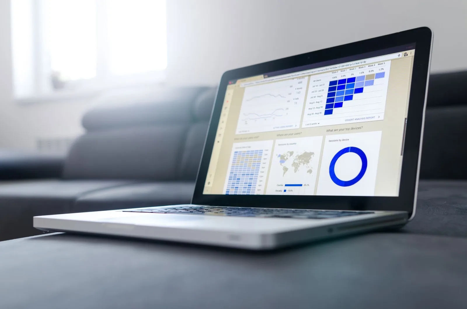 Growth chart visualization demonstrating revenue lift and performance metrics from product feed optimization for Swiss e-commerce across Google Shopping and marketplace channels