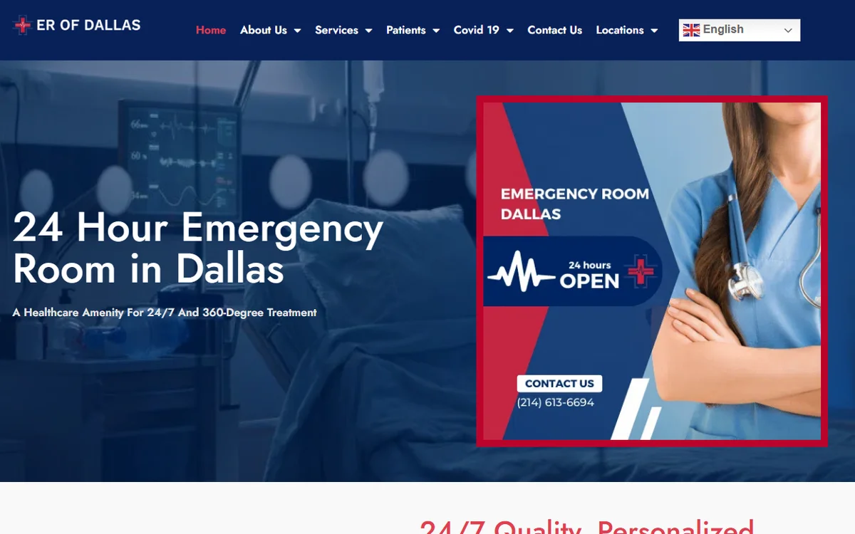 ER of Dallas Local SEO Emergency Room Texas — ithouse.tech